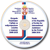 Potrebe Republike Srbije za međunarodnom pomoći u periodu 2008-2010. godine